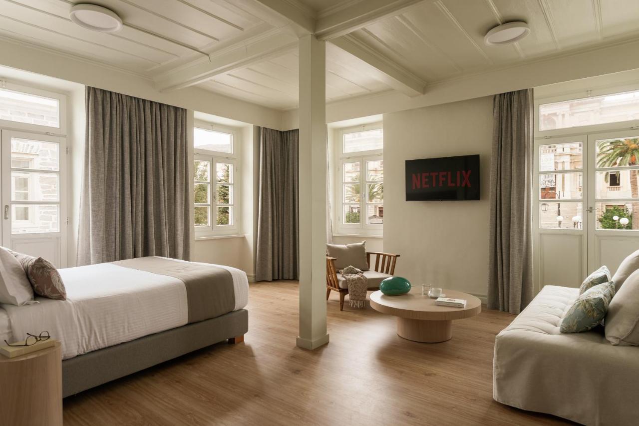 Syros Soul Luxury Suites Ermoupoli Exterior photo